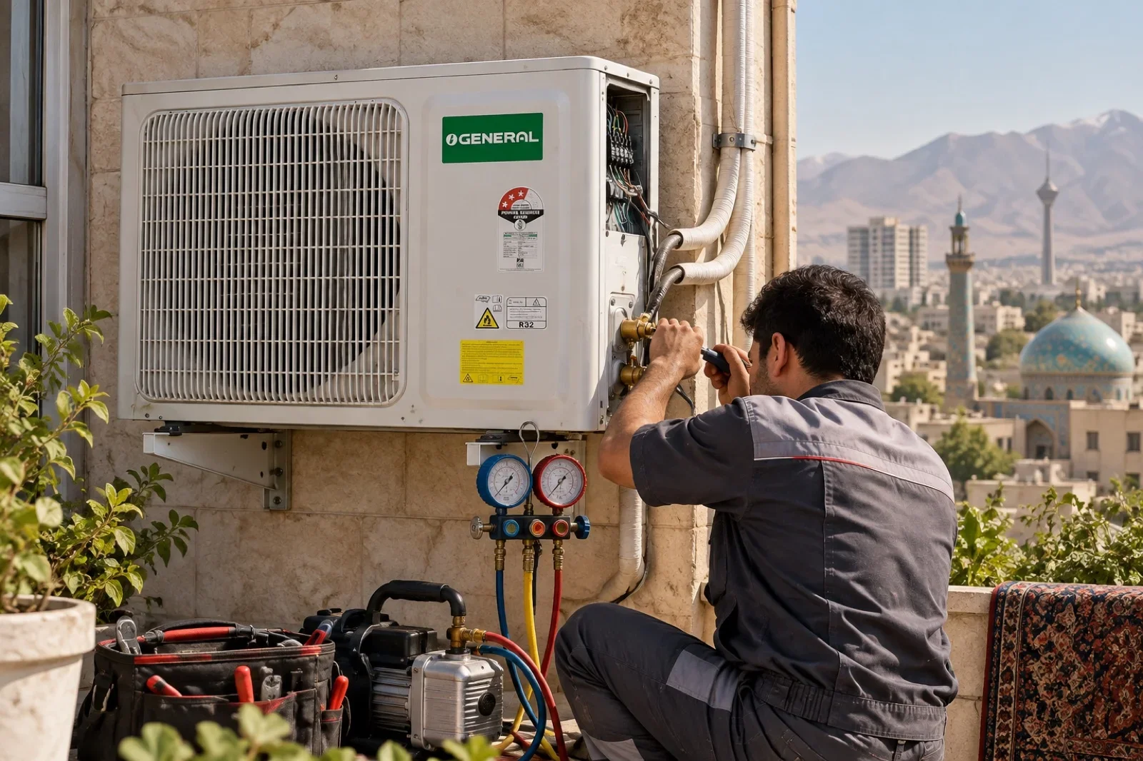 تصویر مرتبط با سرویس داکت اسپلیت و تعمیر VRF دایکین