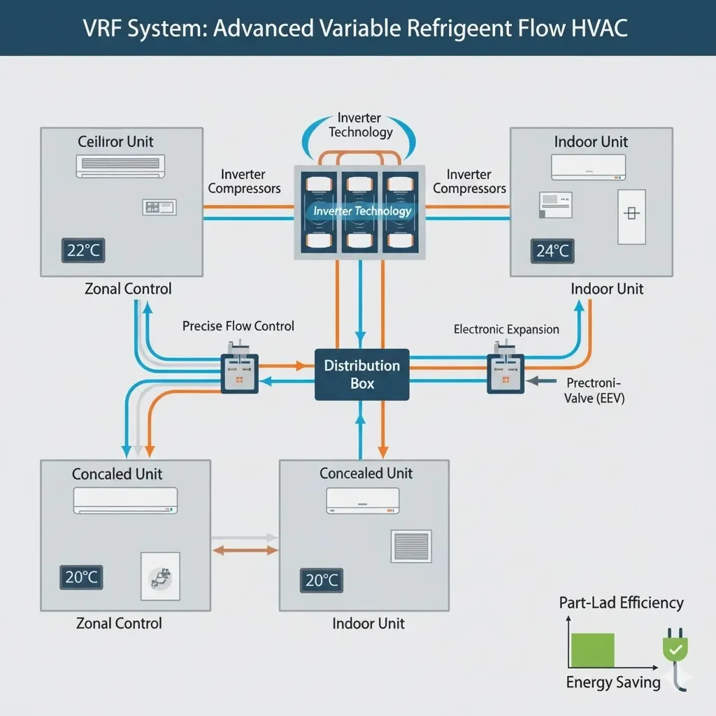 تصویر مرتبط با وکیوم سیستم VRF و خطای CH05 LG